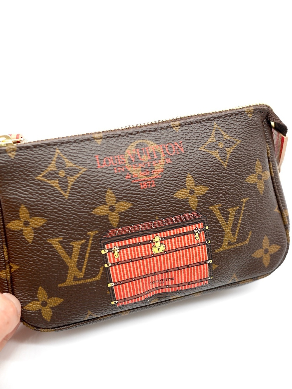 🍓LV Limited Edition Trunks and Lock Pochette SF2183 - Picture 8 of 9